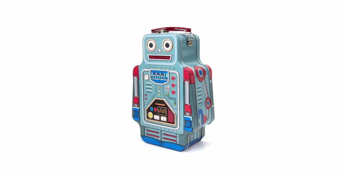 Tin Robot Lunch Box
