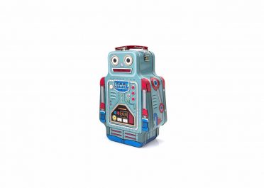 Tin Robot Lunch Box Standing Up