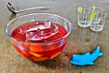 3D Shark Ice Mould In Drink Bowl